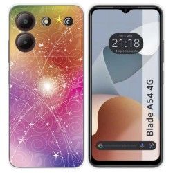 Funda Silicona para Zte Blade A54 4G diseño Abstracto Dibujos