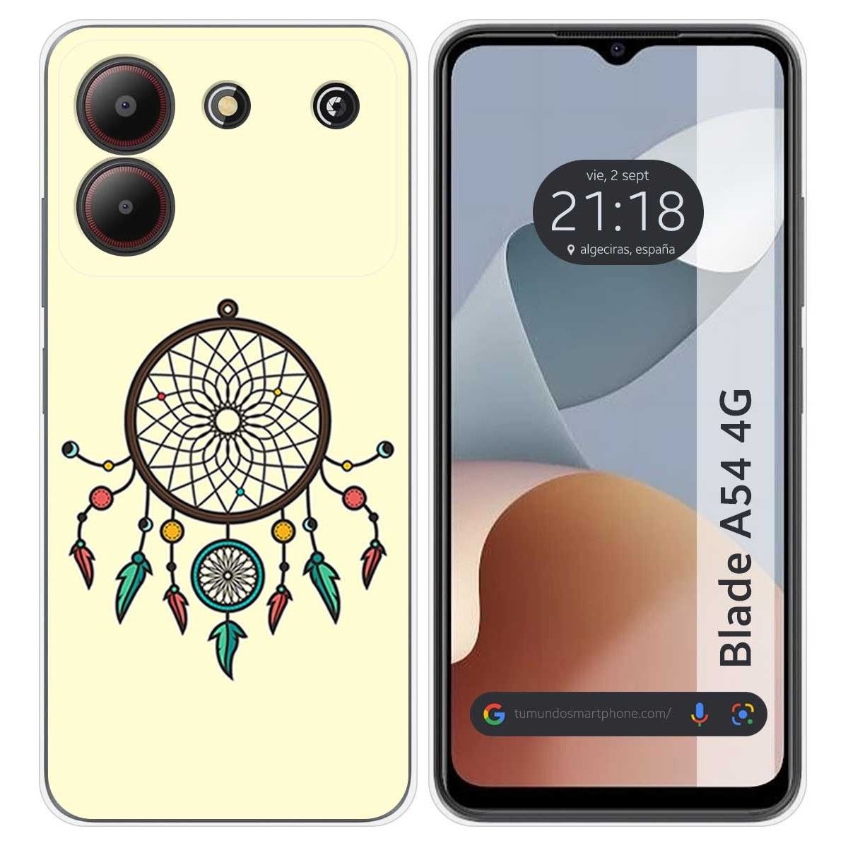 Funda Silicona para Zte Blade A54 4G diseño Atrapasueños Dibujos
