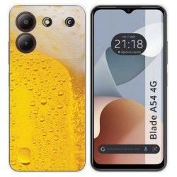 Funda Silicona para Zte Blade A54 4G diseño Cerveza Dibujos