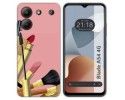 Funda Silicona para Zte Blade A54 4G diseño Brochas Dibujos