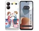 Funda Silicona para Zte Blade A54 4G diseño Café Dibujos