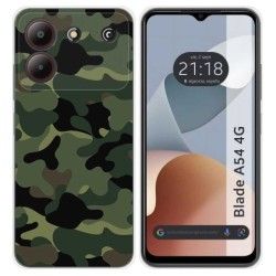 Funda Silicona para Zte Blade A54 4G diseño Camuflaje Dibujos