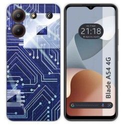 Funda Silicona para Zte Blade A54 4G diseño Circuito Dibujos