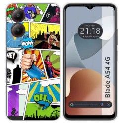 Funda Silicona para Zte Blade A54 4G diseño Comic Dibujos