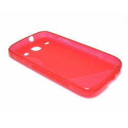 Funda Gel Tpu Samsung Galaxy Core I8260 S Line Color Roja