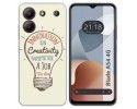 Funda Silicona para Zte Blade A54 4G diseño Creativity Dibujos