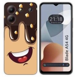 Funda Silicona para Zte Blade A54 4G diseño Helado Chocolate Dibujos