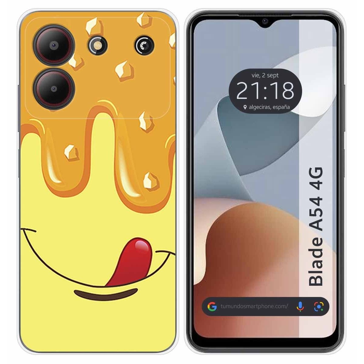 Funda Silicona para Zte Blade A54 4G diseño Helado Vainilla Dibujos