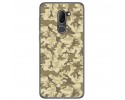 Funda Gel Tpu para Alcatel 3x Diseño Sand Camuflaje Dibujos