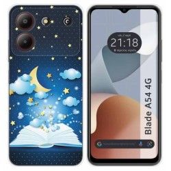 Funda Silicona para Zte Blade A54 4G diseño Libro Cuentos Dibujos