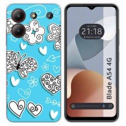 Funda Silicona para Zte Blade A54 4G diseño Mariposas Dibujos