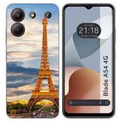 Funda Silicona para Zte Blade A54 4G diseño Paris Dibujos