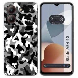 Funda Silicona para Zte Blade A54 4G diseño Snow Camuflaje Dibujos