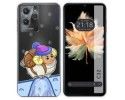 Funda Silicona Transparente para Oukitel C32 diseño Cabra Dibujos