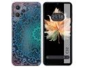 Funda Silicona Transparente para Oukitel C32 diseño Mandala Dibujos