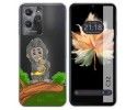 Funda Silicona Transparente para Oukitel C32 diseño Mono Dibujos
