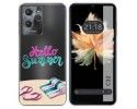 Funda Silicona Transparente para Oukitel C32 diseño Summer Dibujos