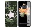 Funda Silicona para Oukitel C32 diseño Camuflaje 01 Dibujos