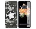 Funda Silicona para Oukitel C32 diseño Camuflaje 02 Dibujos