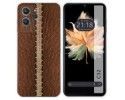 Funda Silicona para Oukitel C32 diseño Cuero 01 Dibujos