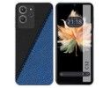 Funda Silicona para Oukitel C32 diseño Cuero 02 Dibujos