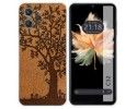 Funda Silicona para Oukitel C32 diseño Cuero 03 Dibujos