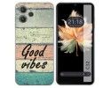 Funda Silicona para Oukitel C32 diseño Madera 01 Dibujos