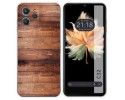 Funda Silicona para Oukitel C32 diseño Madera 02 Dibujos