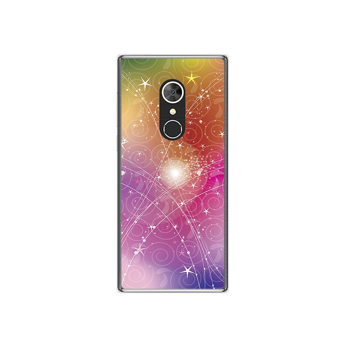 Funda Gel Tpu para Alcatel 5 Diseño Abstracto Dibujos