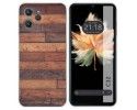 Funda Silicona para Oukitel C32 diseño Madera 03 Dibujos