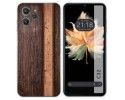 Funda Silicona para Oukitel C32 diseño Madera 05 Dibujos