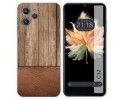 Funda Silicona para Oukitel C32 diseño Madera 09 Dibujos