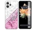 Funda Silicona para Oukitel C32 diseño Mármol 03 Dibujos