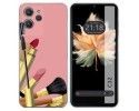 Funda Silicona para Oukitel C32 diseño Brochas Dibujos