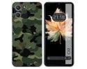 Funda Silicona para Oukitel C32 diseño Camuflaje Dibujos