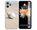 Funda Silicona para Oukitel C32 diseño Concha Dibujos