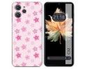 Funda Silicona para Oukitel C32 diseño Flores Dibujos