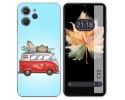 Funda Silicona para Oukitel C32 diseño Furgoneta Dibujos