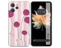 Funda Silicona para Oukitel C32 diseño Flores Vintage Dibujos