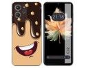 Funda Silicona para Oukitel C32 diseño Helado Chocolate Dibujos