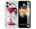 Funda Silicona para Oukitel C32 diseño Reloj Dibujos