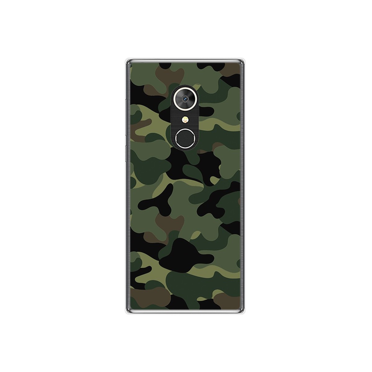 Funda Gel Tpu para Alcatel 5 Diseño Camuflaje Dibujos