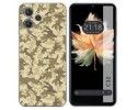 Funda Silicona para Oukitel C32 diseño Sand Camuflaje Dibujos