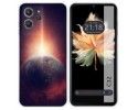 Funda Silicona para Oukitel C32 diseño Tierra Dibujos