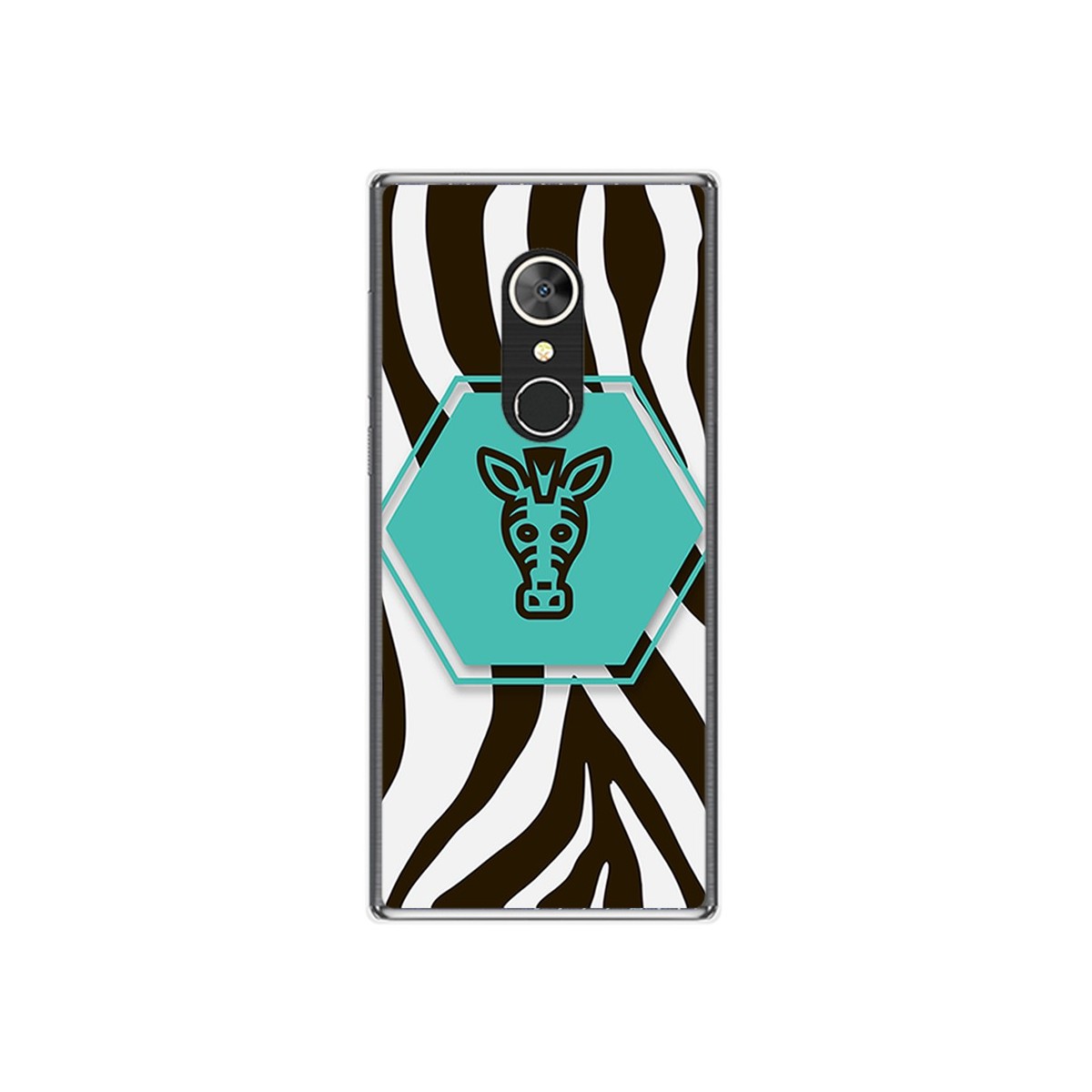 Funda Gel Tpu para Alcatel 5 Diseño Cebra Dibujos