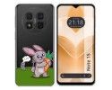 Funda Silicona Transparente para Ulefone Note 15 diseño Conejo Dibujos