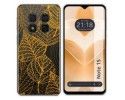 Funda Silicona Transparente para Ulefone Note 15 diseño Hojas Dibujos