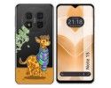 Funda Silicona Transparente para Ulefone Note 15 diseño Jirafa Dibujos