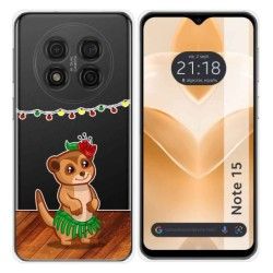 Funda Silicona Transparente para Ulefone Note 15 diseño Suricata Dibujos