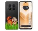 Funda Silicona Transparente para Ulefone Note 15 diseño Tigre Dibujos
